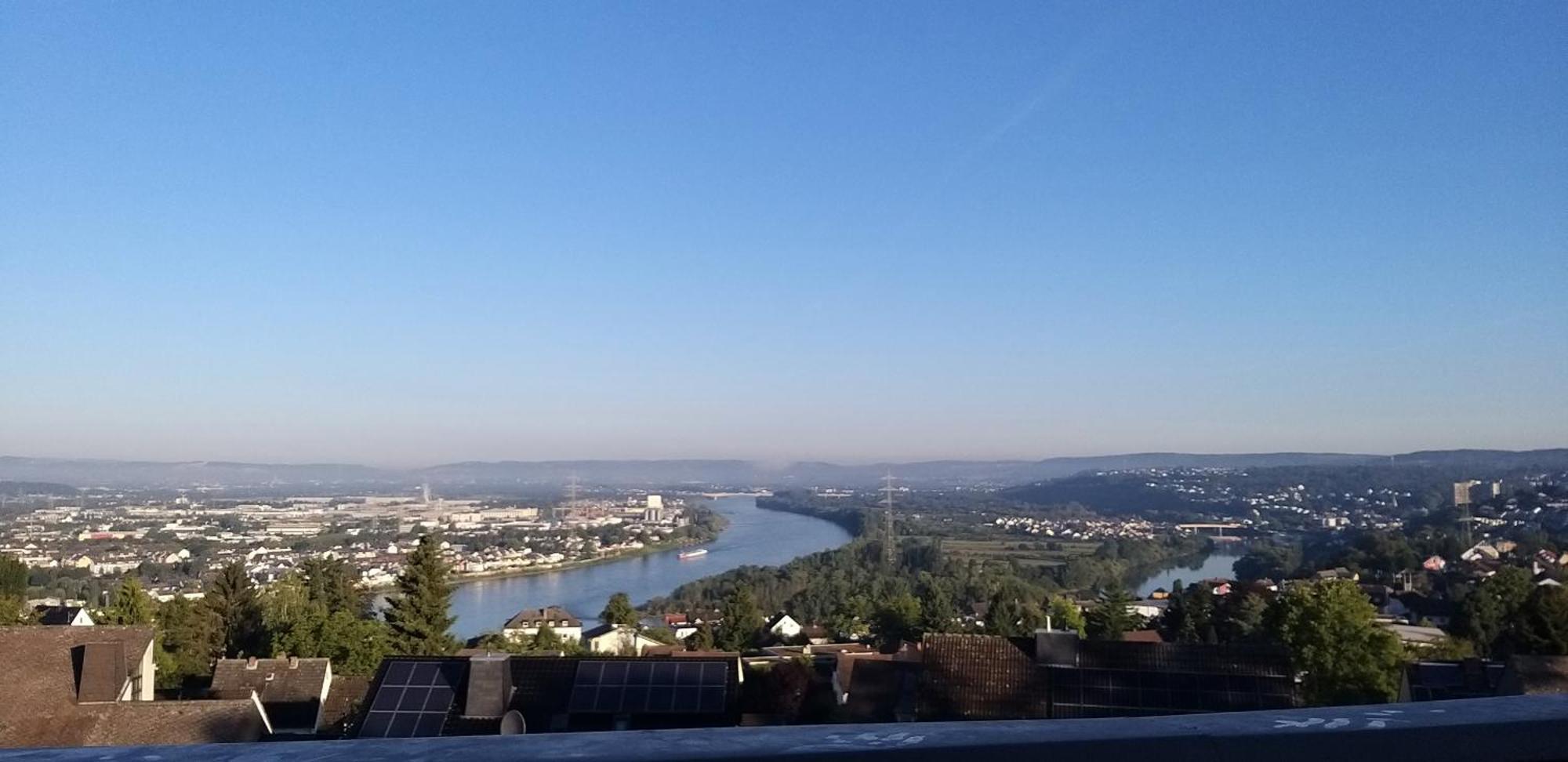 Rheinblick Am Rheinsteig Zur Festung Ehrenbreitstein Mit Balkon Und Sauna Urbar  Szoba fotó